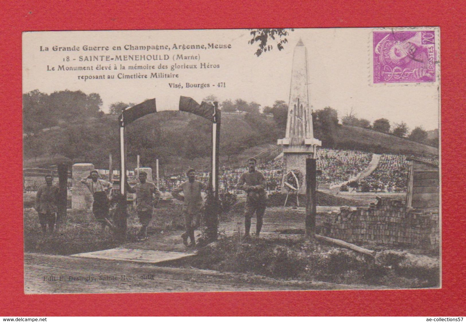 Ste Menehould  --  Monument Aux Morts - Sainte-Menehould