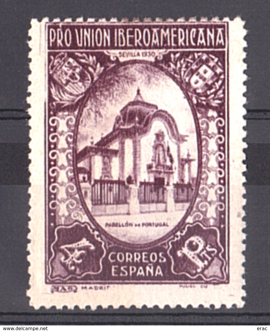 Espagne - 1930 - N° 470 - Neuf * - Expo Séville - Pavillon Du Portugal - Unused Stamps