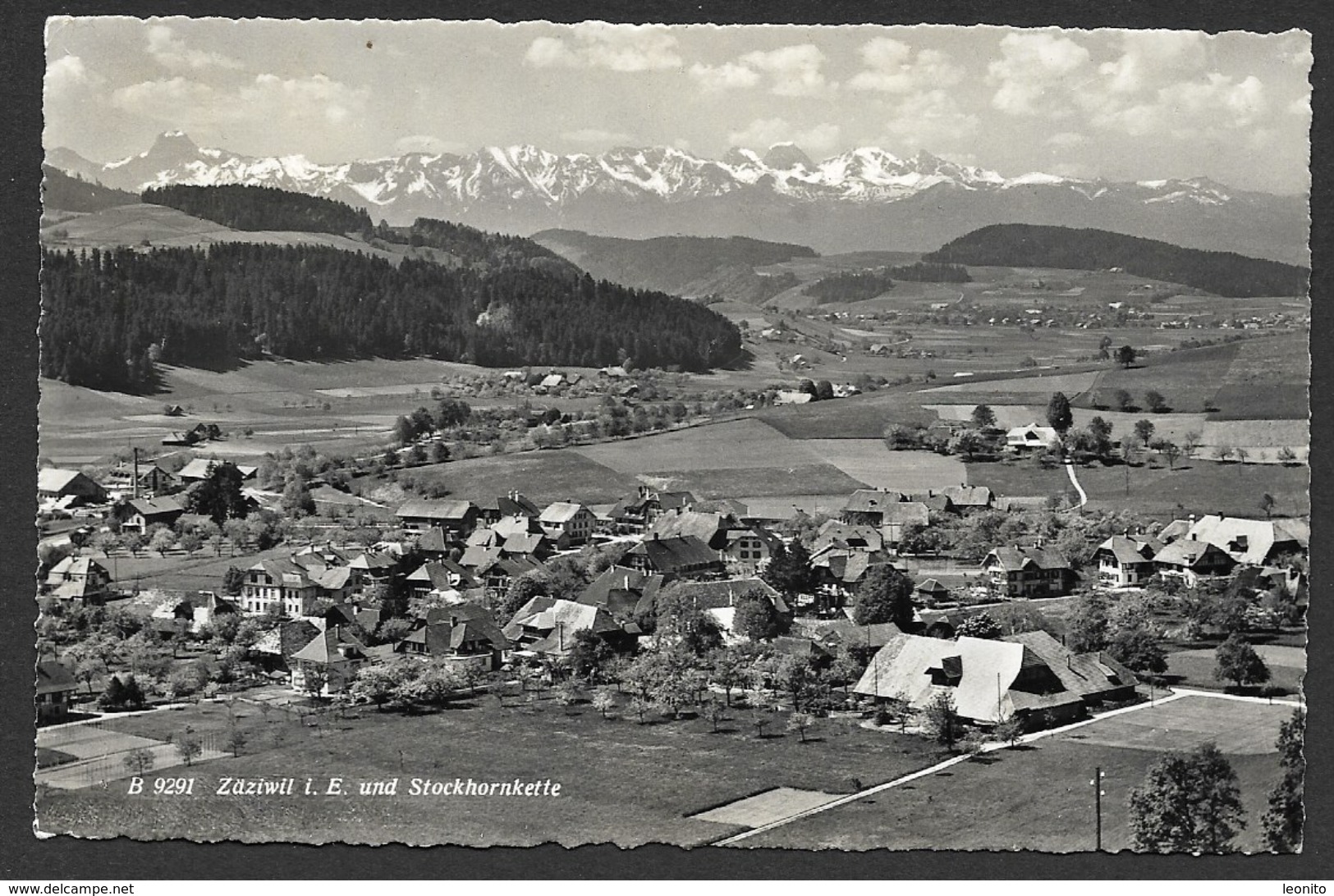 ZÄZIWIL BE Emmental Gastof Restaurant ZUM WEISSEN RÖSSLI 1960 - Zäziwil