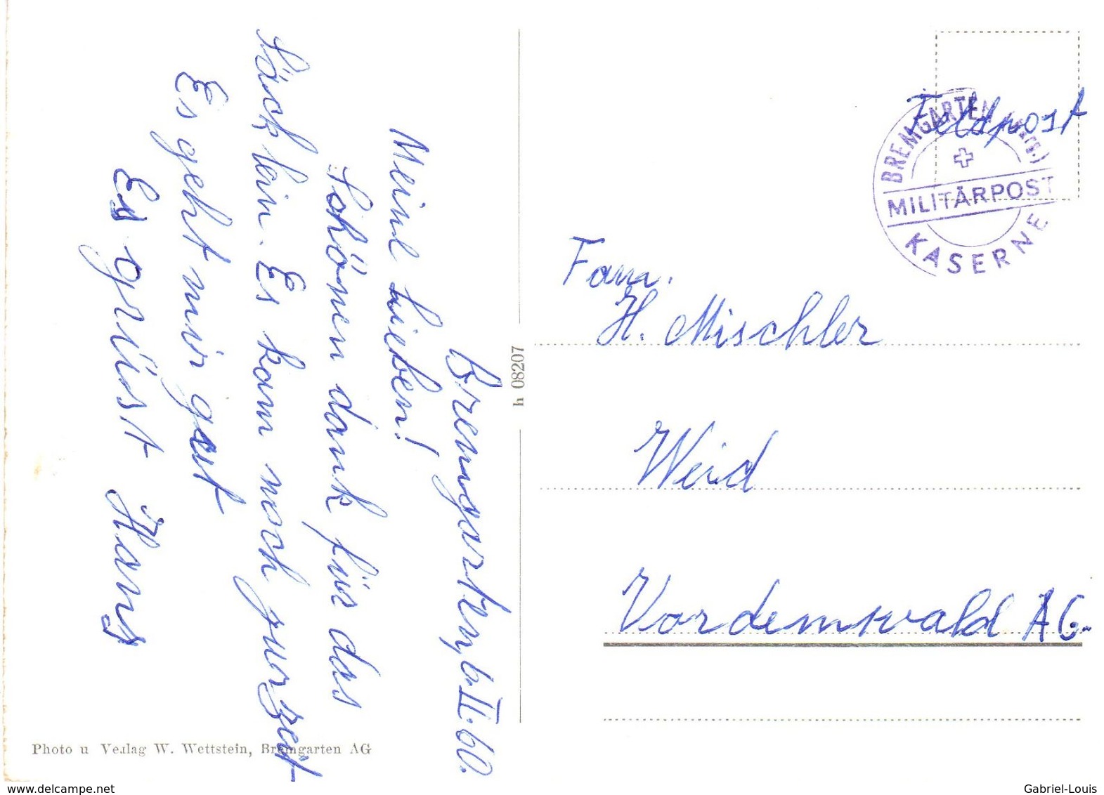 Bremgarten Reuss (carte Grand Format 10X15 Cm) - Bremgarten