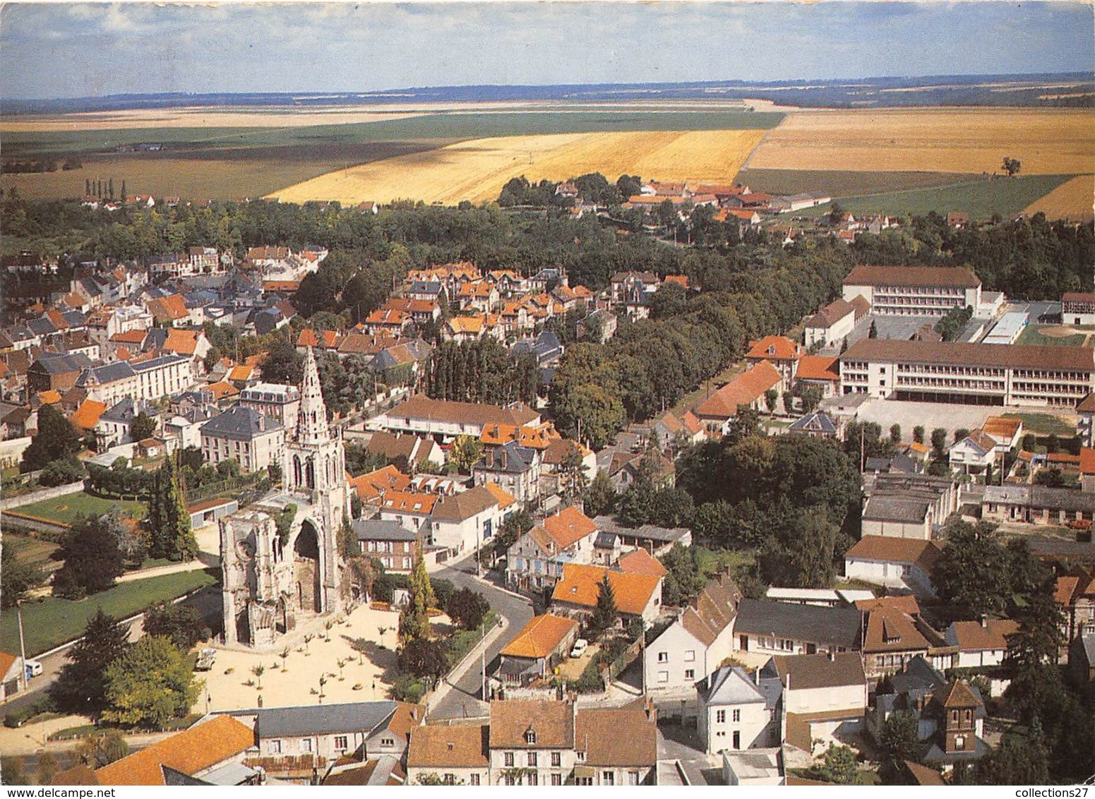 60-CREPY-EN-VALOIS- VUE AERIENNE - Crepy En Valois