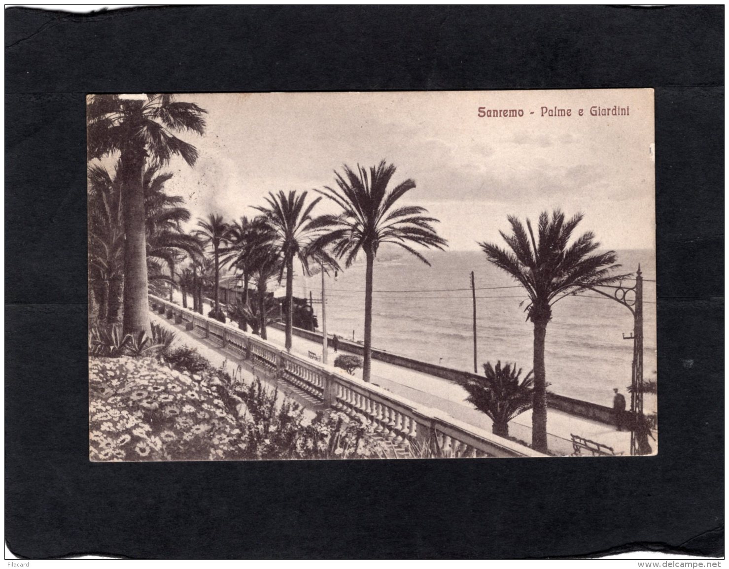 76780    Italia,  Sanremo,  Palme E Giardini,  VG  1930 - Imperia