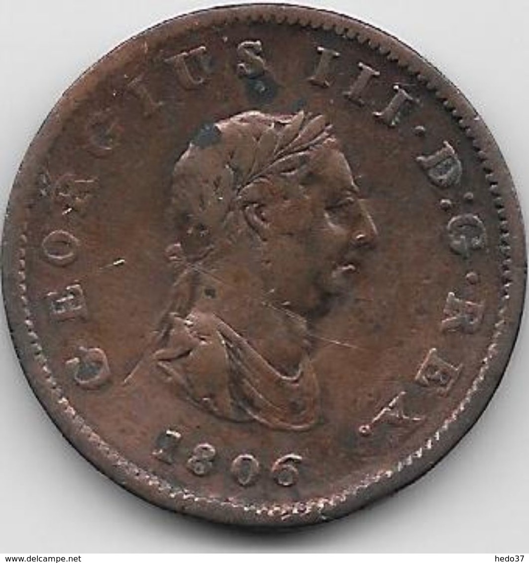 Grande Bretagne - Half Penny - 1806 - Autres & Non Classés