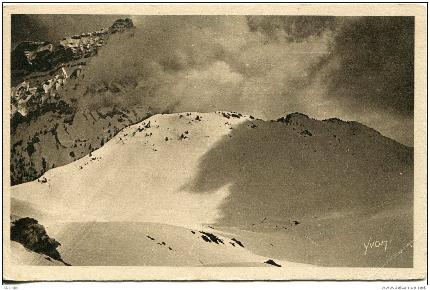 CPA - ANNECY -  MASSIF DE LA TOURNETTE  (RARE CLICHE) - Annecy