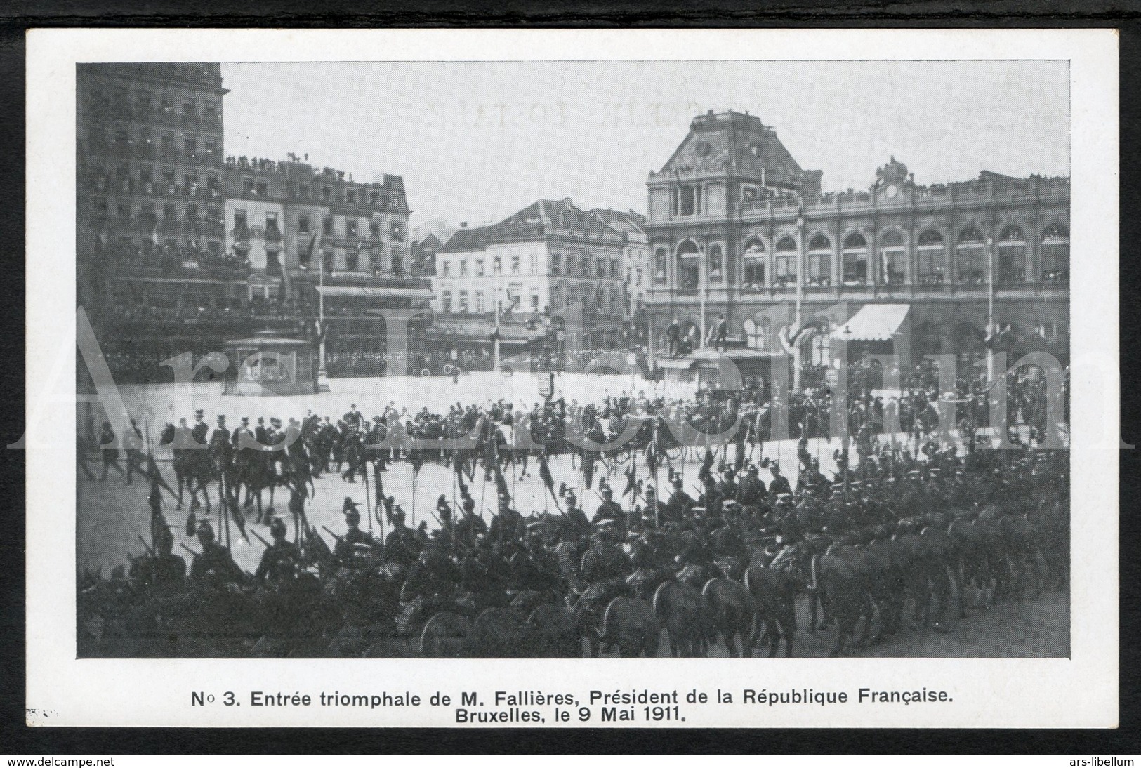 Postcard / ROYALTY / Belgique / Roi Albert I / Koning Albert I / Armand Fallières / Bruxelles / 1911 / Unused - Fêtes, événements