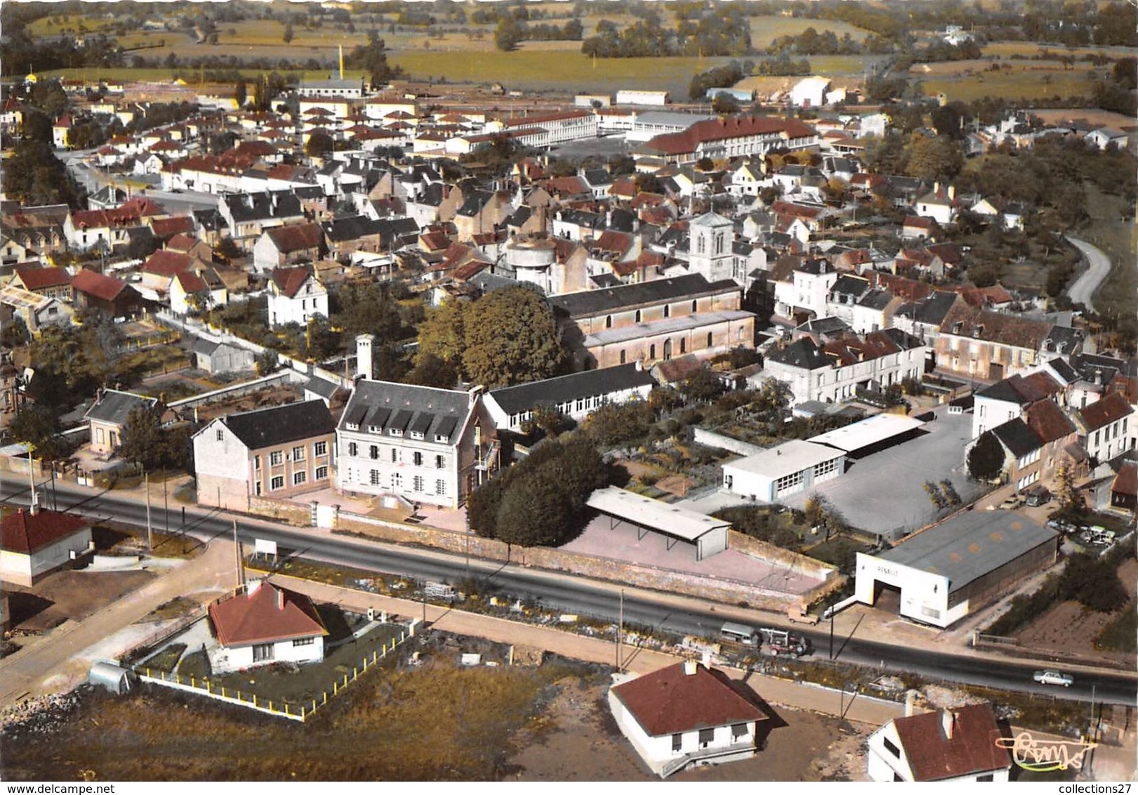 61-LE MELE-SUR-SARTHE - VUE AERIENNE - Le Mêle-sur-Sarthe