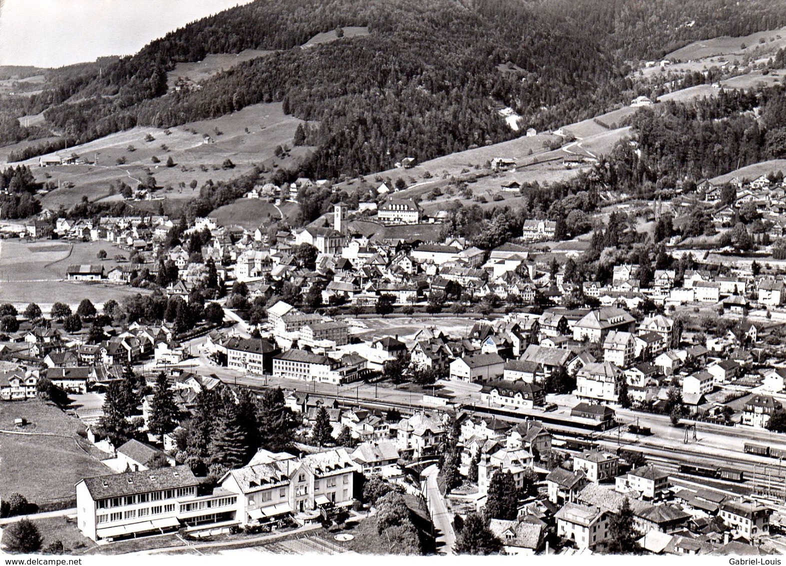 Flugaufnahme Wattwil (carte Grand Format 10X15 Cm) - Wattwil