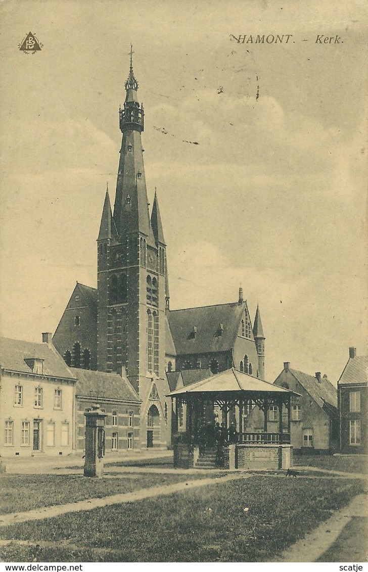 Hamont    Kerk.    1925 Naar  Liège - Hamont-Achel