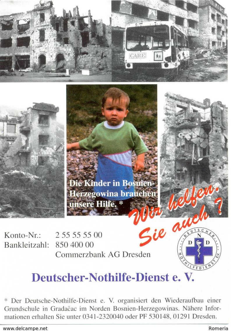 Allemagne - Deutsche Nothilfe Dienst E.V. - Fondation D'aide à La Bosnie Herzégovine - - Missions
