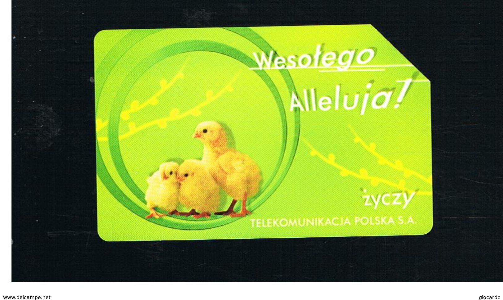 POLONIA (POLAND) - TP  -  ALLELUJA, CHICKS   - USED - RIF. 10237 - Gallinaceans & Pheasants
