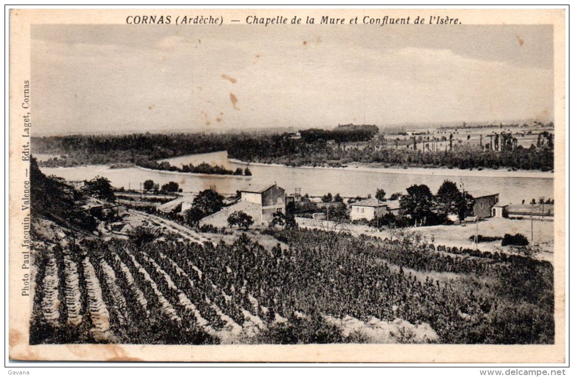 07 CORNAS - Chapelle De La Mure Et Confluent De L'Isère - Autres & Non Classés