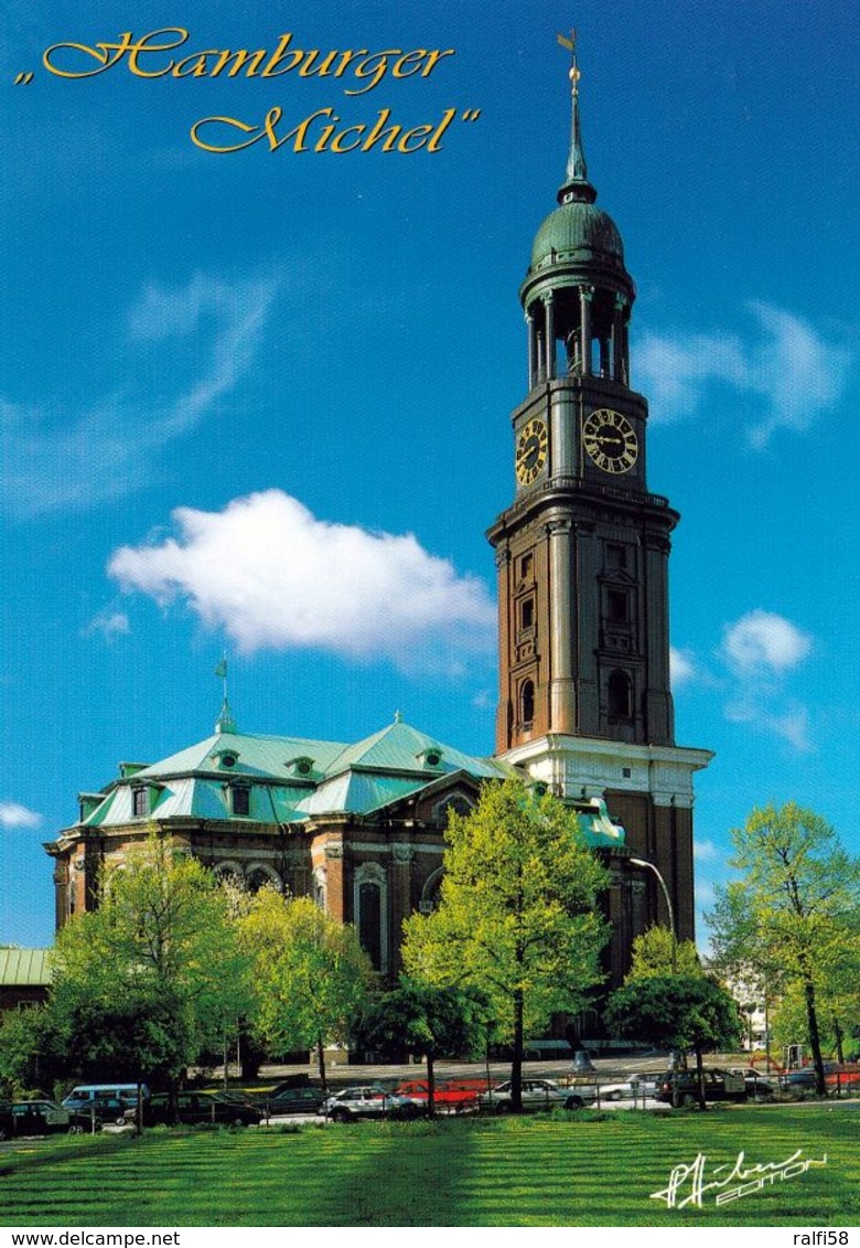 1 AK Deutschland * Die Michaeliskirche In Hamburg - Bekannt Als "Hamburger Michel" - Mitte