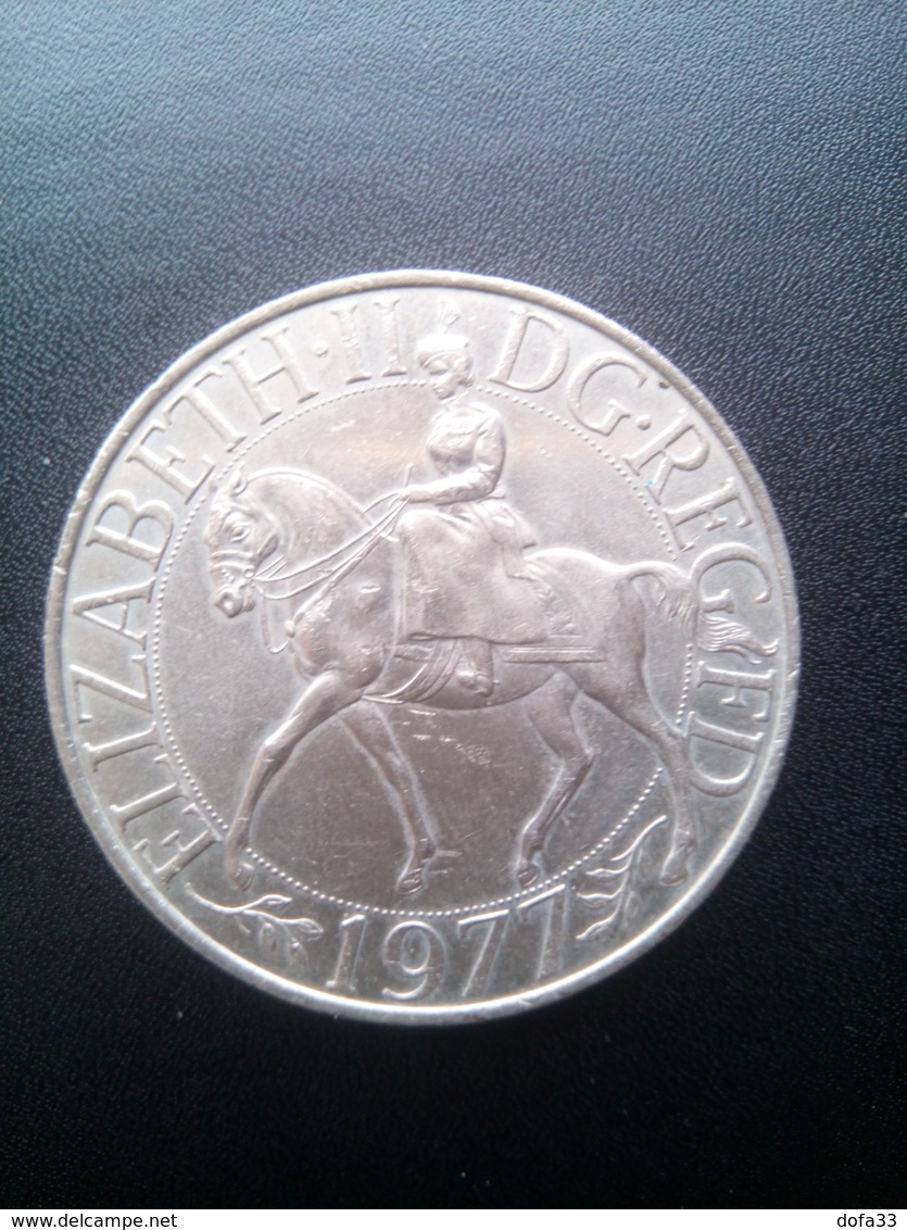 1977 Elizabeth II DG.REG.FG Commémorative Crown - Sammlungen