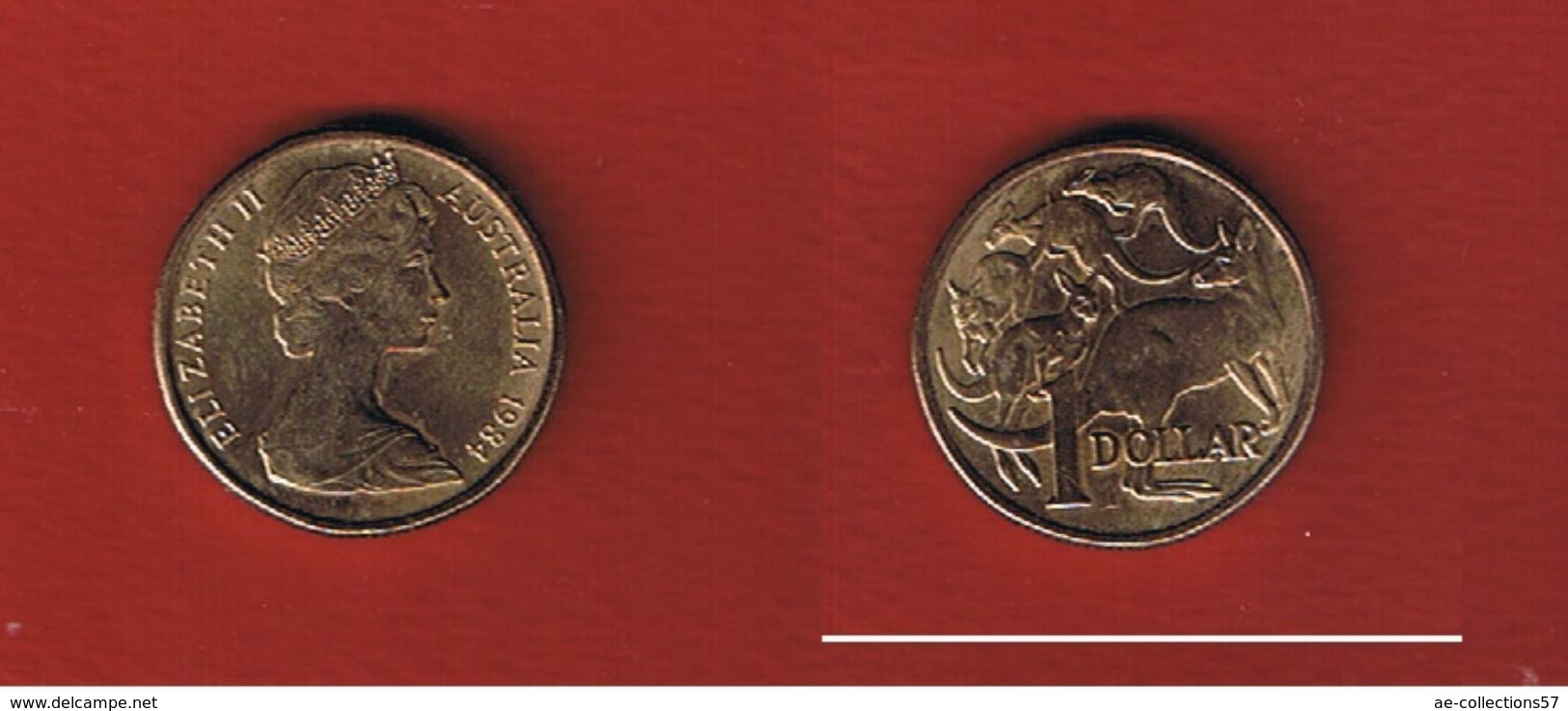 Australie  -  1 Dollar 1984  -  Km # 77  -  état SUP - Victoria