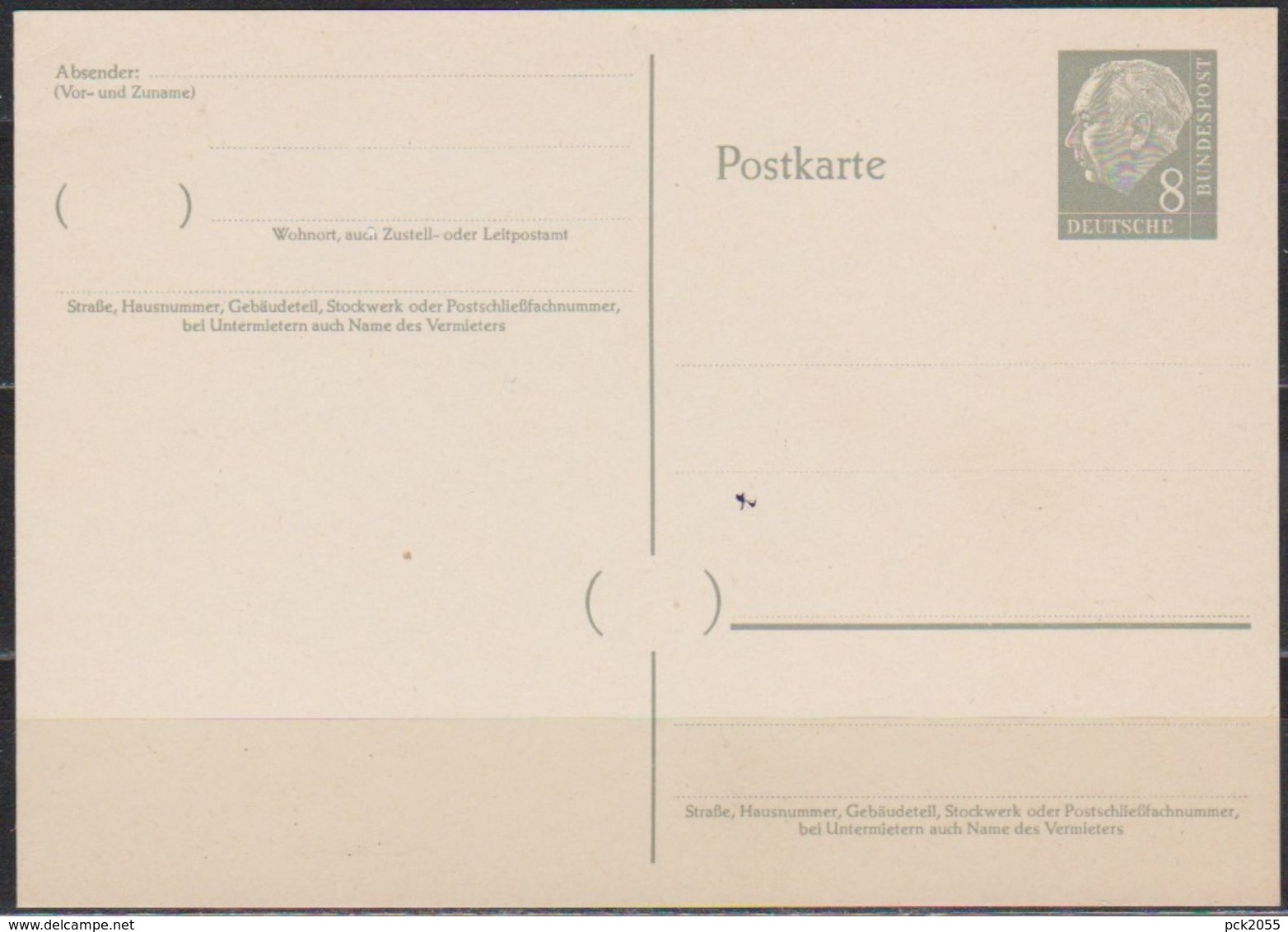 BRD Ganzsache 1957 Mi-Nr. P 30  Ungebraucht Heuss ( D 5951 ) Günstige Versandkosten - Postkarten - Ungebraucht