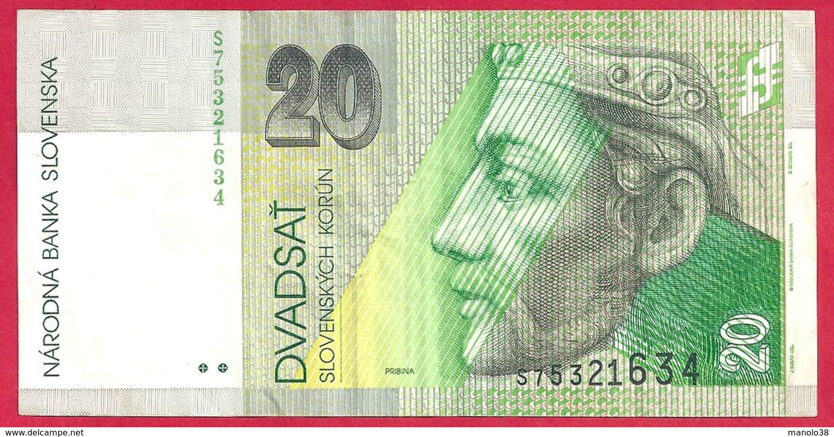 Slovaquie, 20 Korun, Type Cortes, 2004, TB - Slovaquie