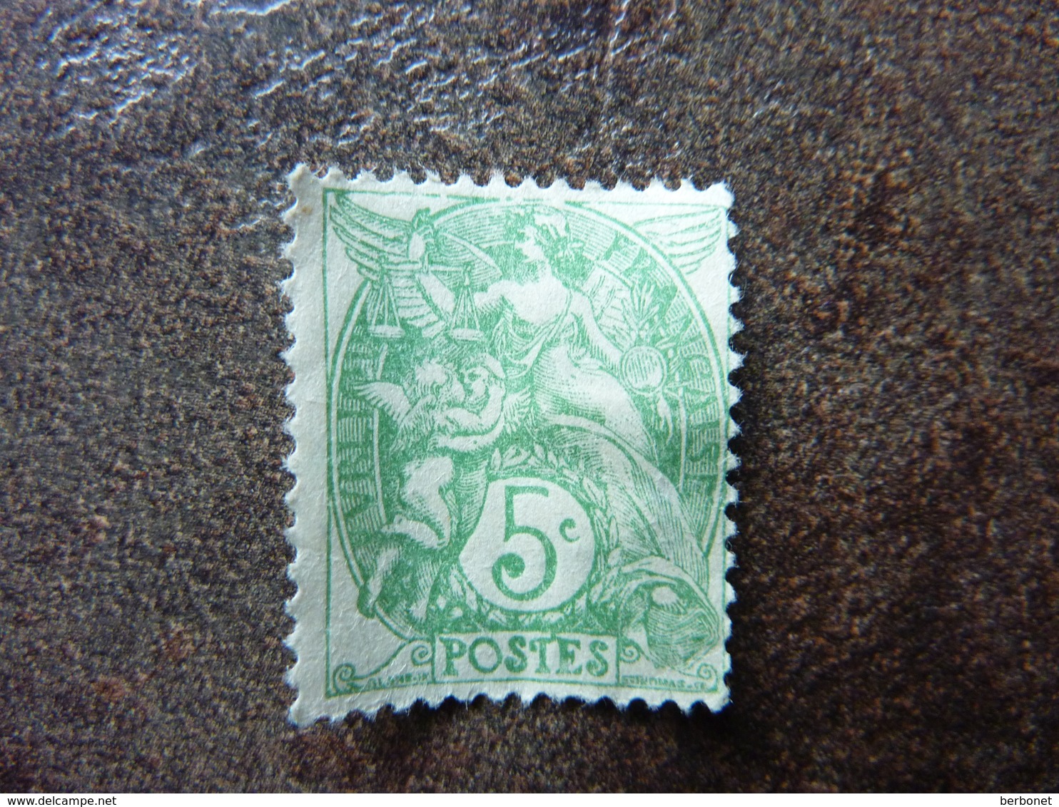 1900 Type Blanc 5c Vert Y&T=111 Neuf Sans Gomme Très Bon état - 1900-29 Blanc