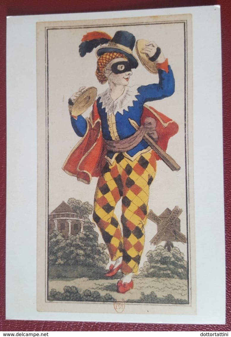 TAROT DES COSTUMES TURCS. INDUSTRIE COMPTOIR - Four Ou Excuse - Leipzig 1820 - Tarocchi - Carte Da Gioco