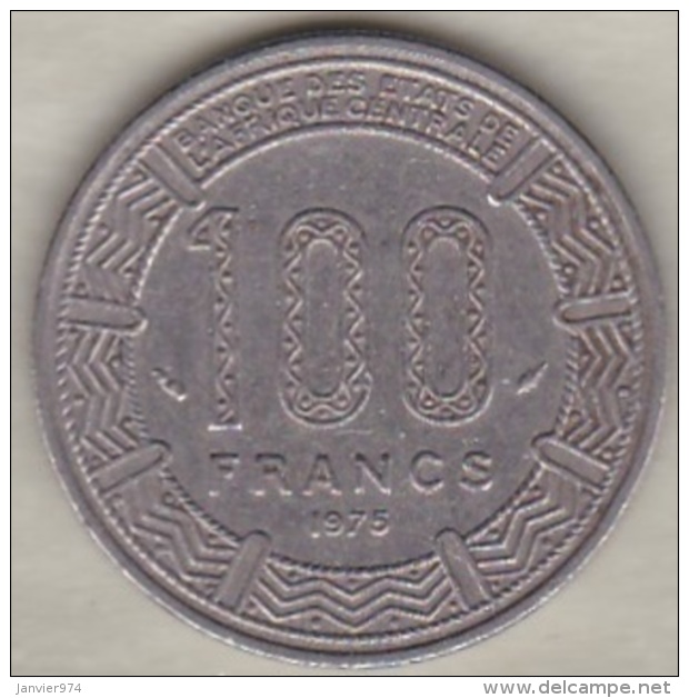 Republique Populaire Du Congo . 100 Francs 1975 , En Nickel .KM# 2 - Congo (República 1960)