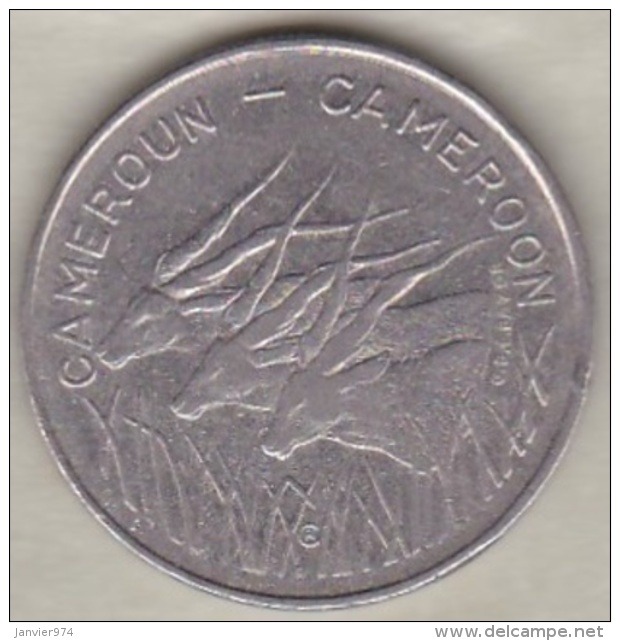 CAMEROUN &ndash; CAMEROON . 100  Francs 1972 ,  En Nickel .KM# 16 - Cameroon