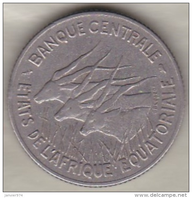 Etats De L&acute;Afrique Equatoriale Banque Centrale. 100 Francs 1966 . KM# 5 - Autres – Afrique
