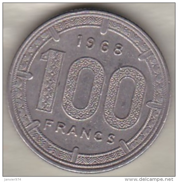 Etats De L&acute;Afrique Equatoriale Banque Centrale. 100 Francs 1968 . KM# 5 - Autres – Afrique