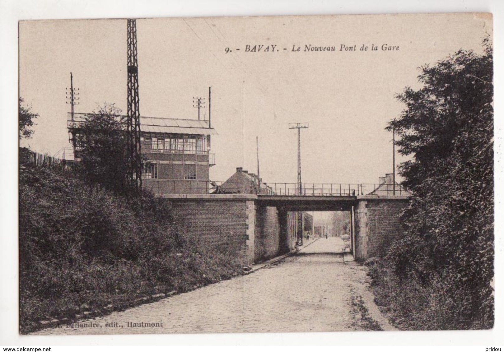 59  BAVAY   Le Nouveau Pont De La Gare - Bavay