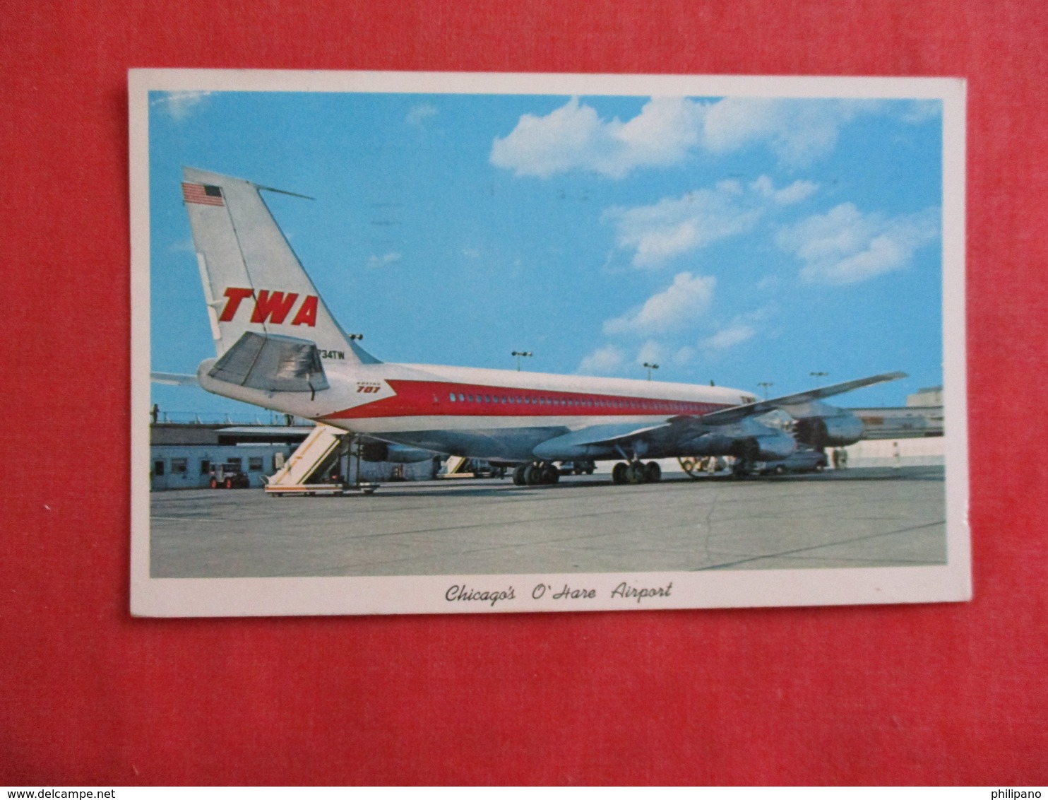 TWA   At Chicago O'Hare Airport   .ref 2898 - 1946-....: Moderne