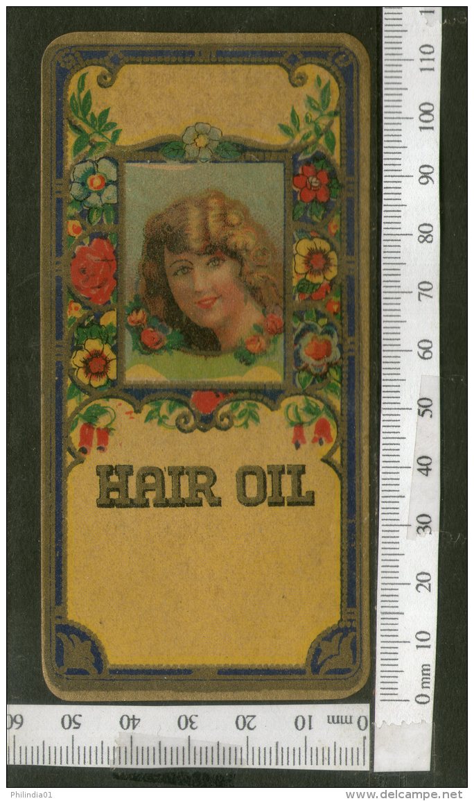 India Vintage Trade Label Women Blank Essential Hair Oil Label # LBL82 - Labels