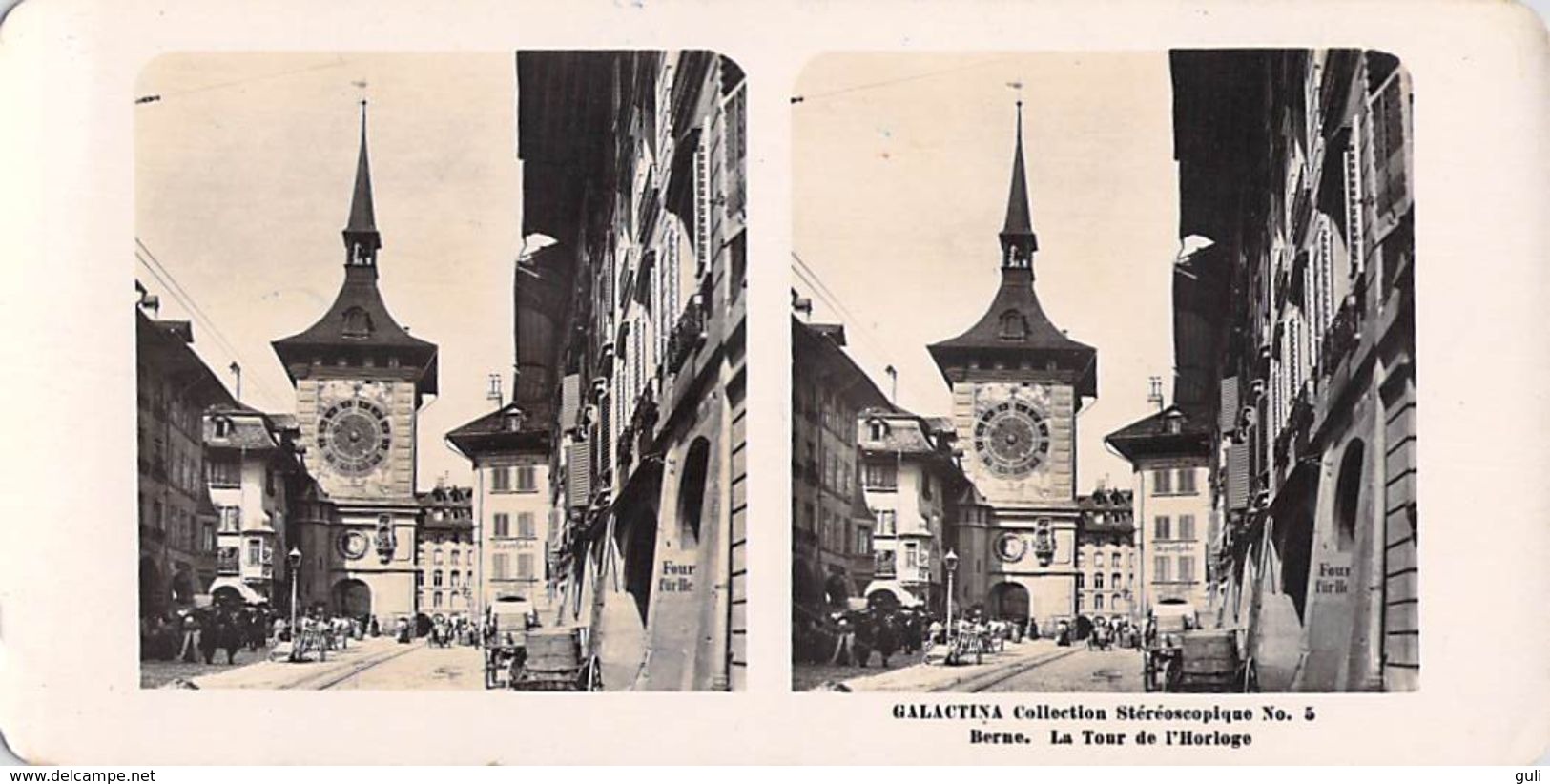 Collection Stéréoscopique LOT De  5 Photos Stéréoscopiques GALACTINA N°5-4-3-2-1/ BERNE  Suisse/ NPG 1906 - Stereoscopic