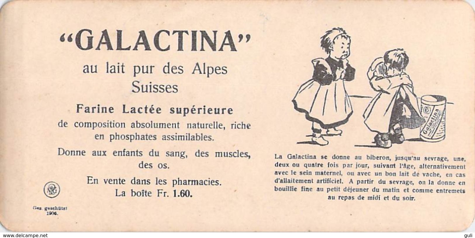 collection Stéréoscopique LOT de  5 photos stéréoscopiques GALACTINA n°5-4-3-2-1/ BERNE  Suisse/ NPG 1906