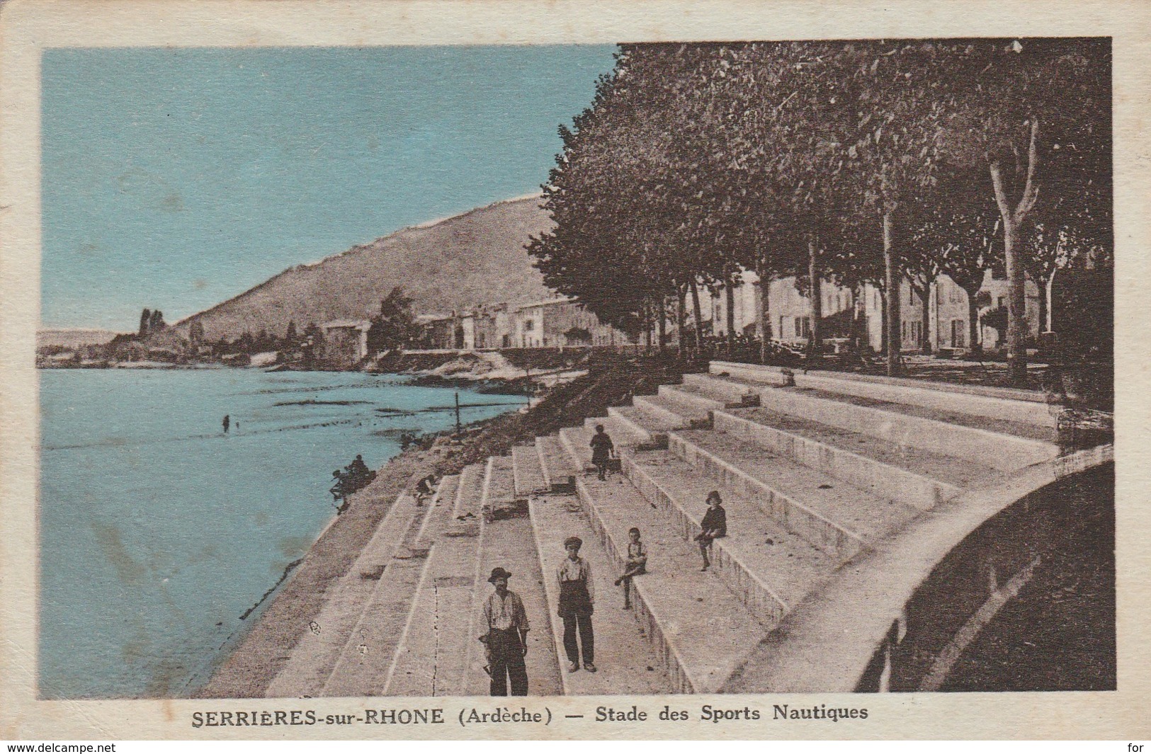 Ardéche : SERRIERES : Stade Des Sports Nautiques ( Colorisé ) - Serrières