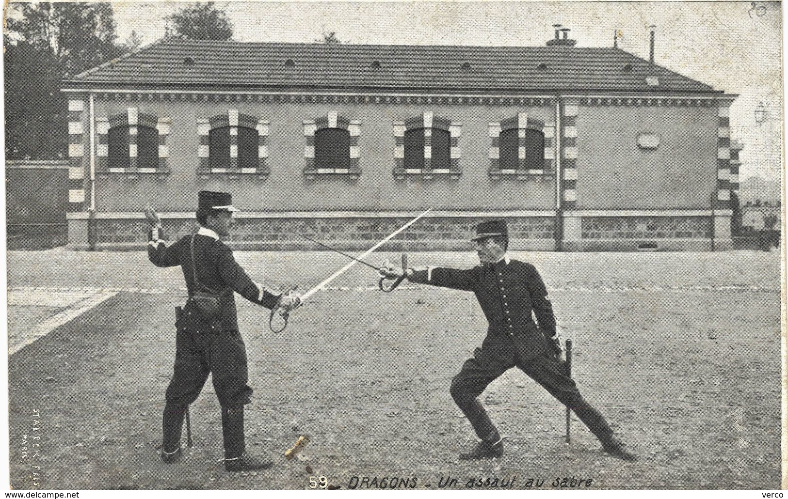 Carte Postale Ancienne De   ESCRIME - Fencing