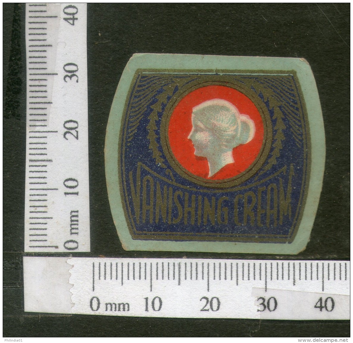 India Vintage Trade Label Vanishing Cream Label Women# LBL116 - Labels