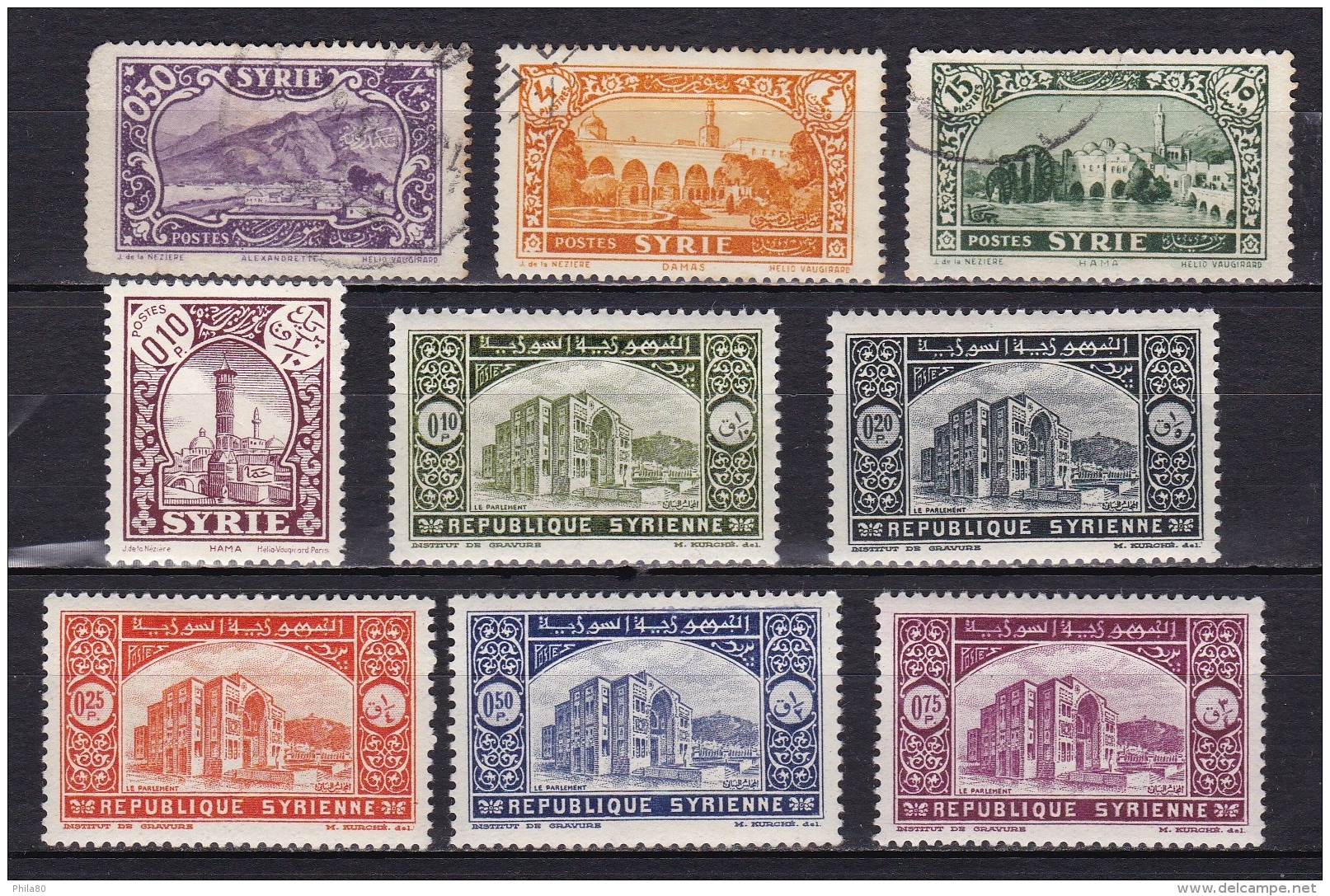 Syrie N° 200*,203,208,213,221*,222*,223*,224*,225* - Unused Stamps