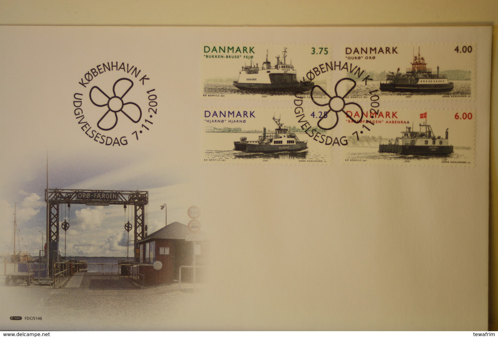 Danmark FCD. (MINO) 1291-1294 (0) LOT44 - FDC