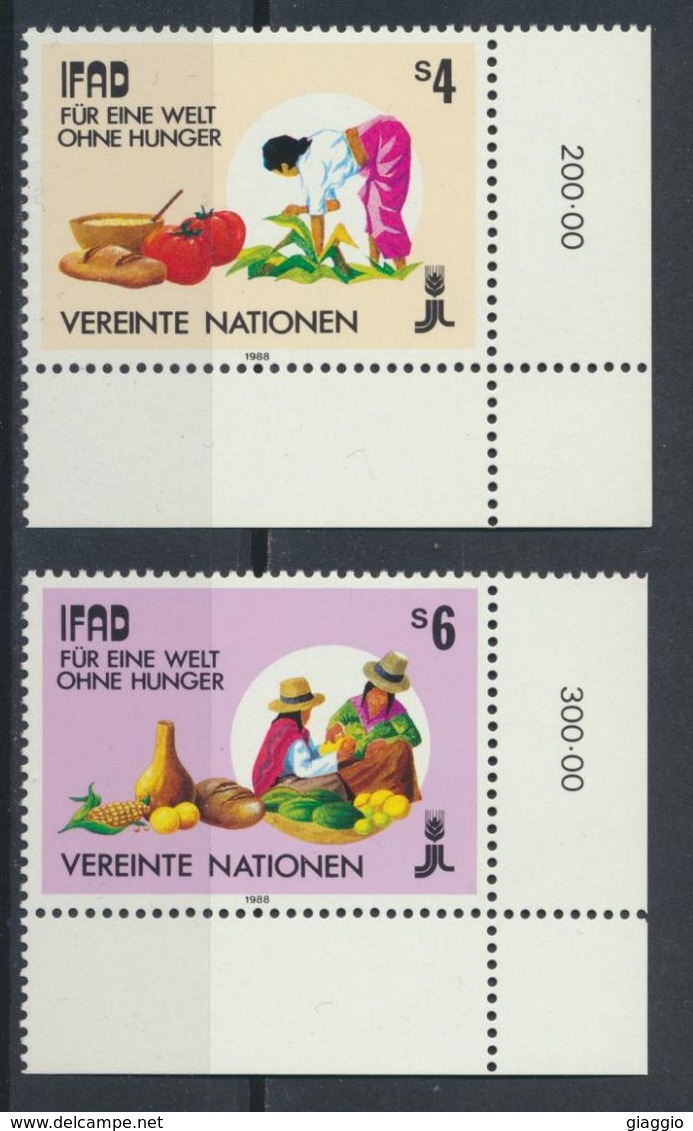 °°° VEREINTE NATIONEN UNITED NATIONS - Y&T N°79/80 - 1988 MNH °°° - Nuevos