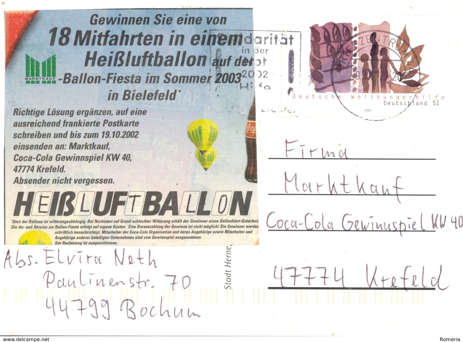 Allemagne -  Herne - 31 Aug. Bis 3 Sept. 2000 - Wurzeln Wandel Innovationen - 9 Deutscher Bergmannstag - Ecr. Tim. - Herne