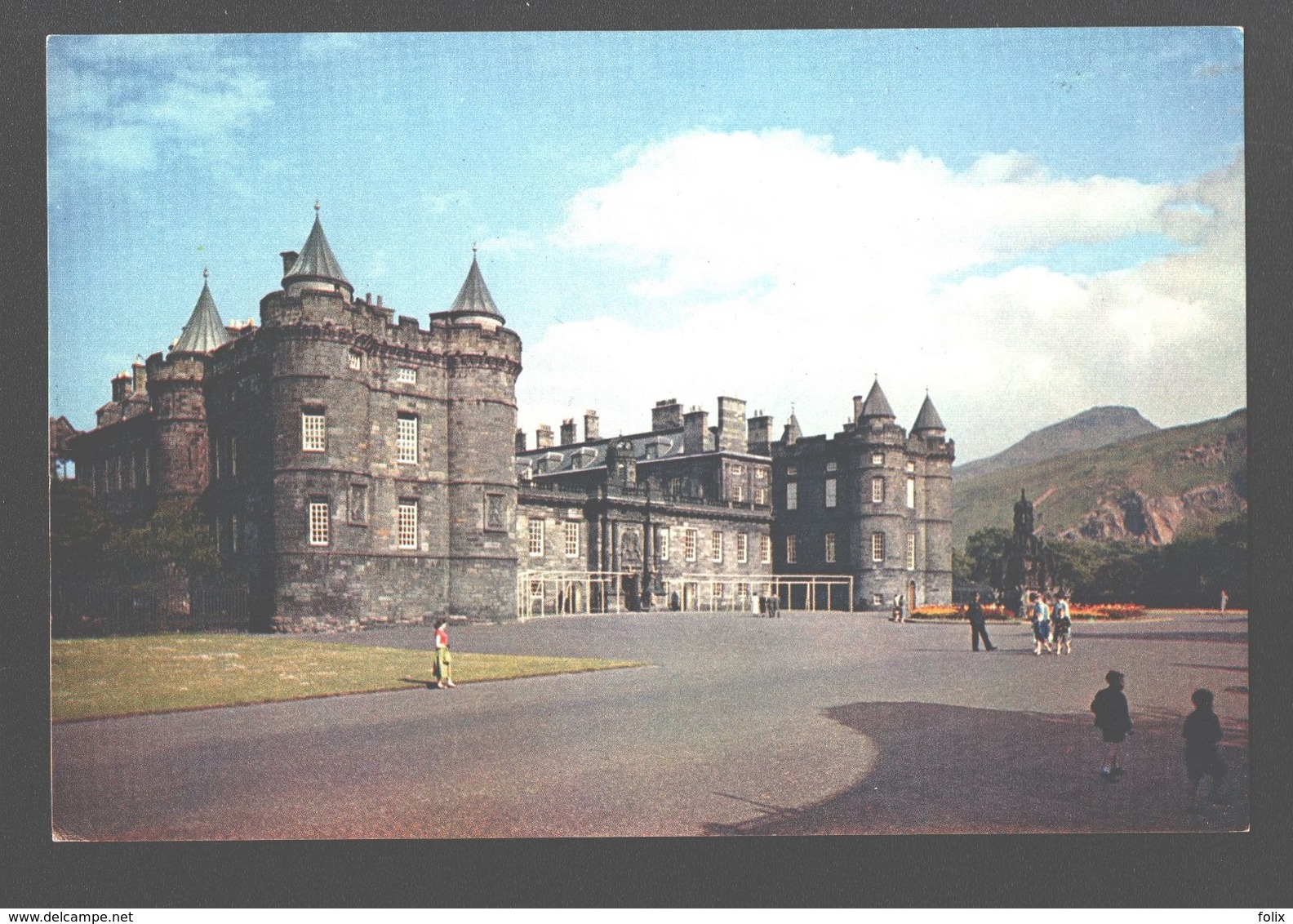 Holyrood Palace / The Palace Of Holyroodhouse - J. Arthur Dixon Natural Colour Photogravure - Kirkcudbrightshire