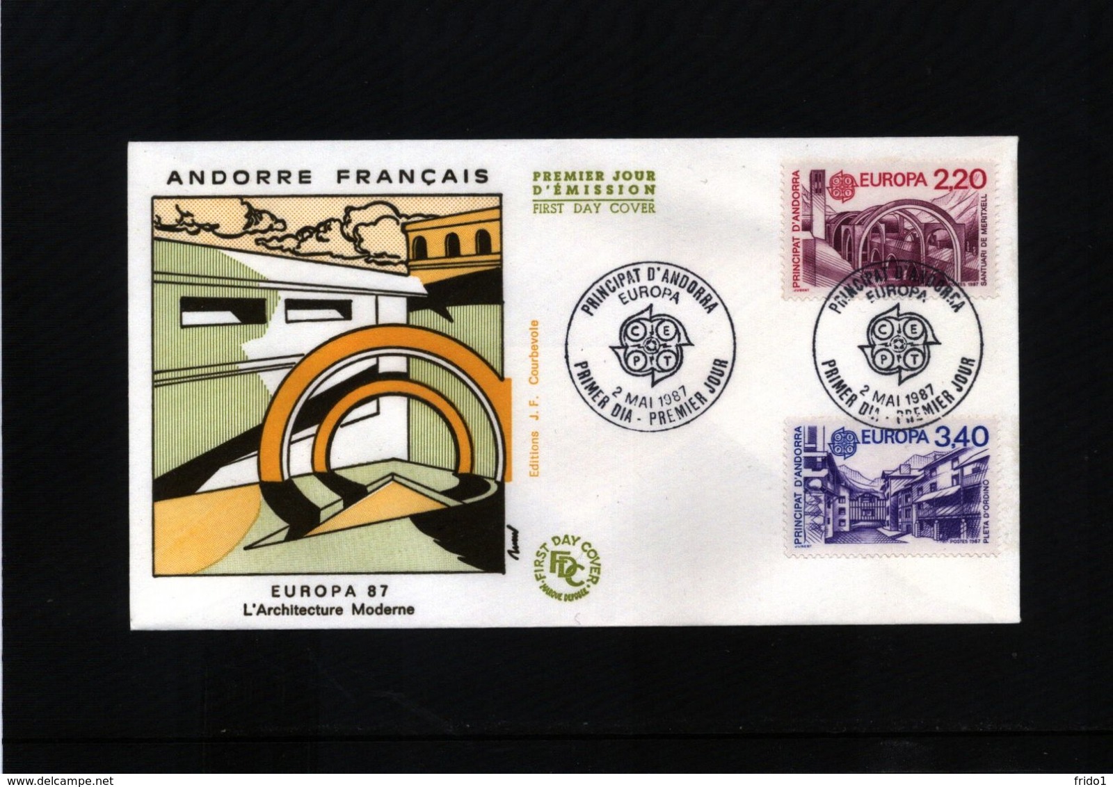 Andorra (French) 1987 Europa Cept FDC - 1987
