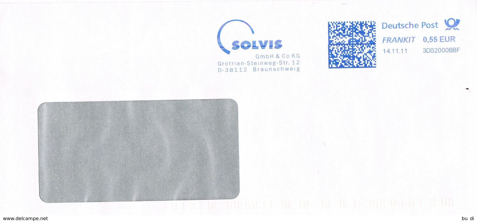 Deutschland Absenderfreistempel Braunschweig - Solvis, Heizung, Energie - Meterstamp Frankit - Maschinenstempel (EMA)