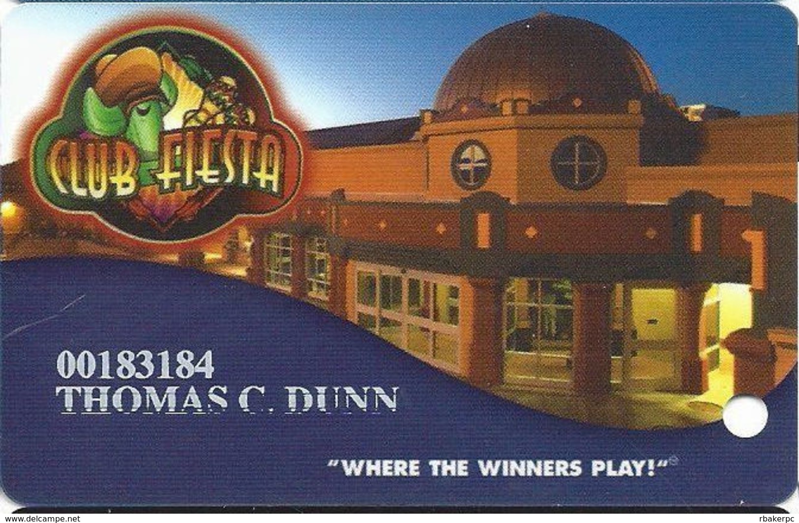 Sunland Park Casino NM - 8th Issue Slot Card - Casino Cards