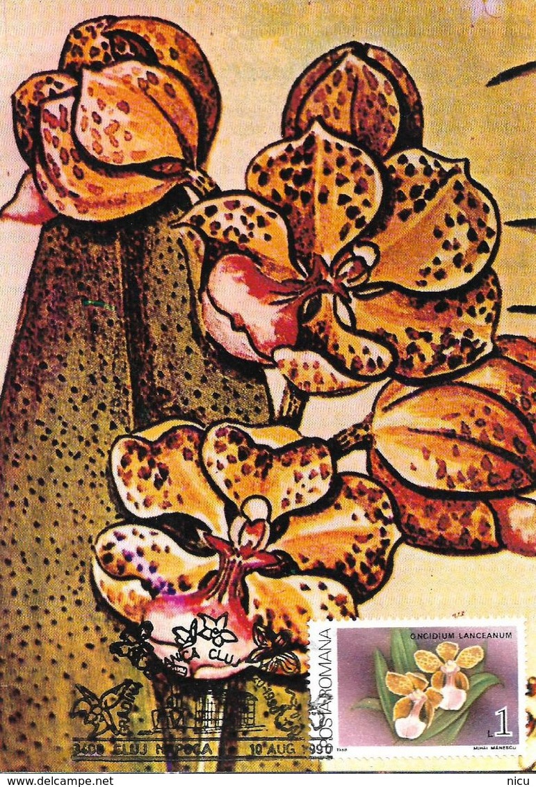 1987 - FLOWERS - ORCHIDS - 19 maximum cards