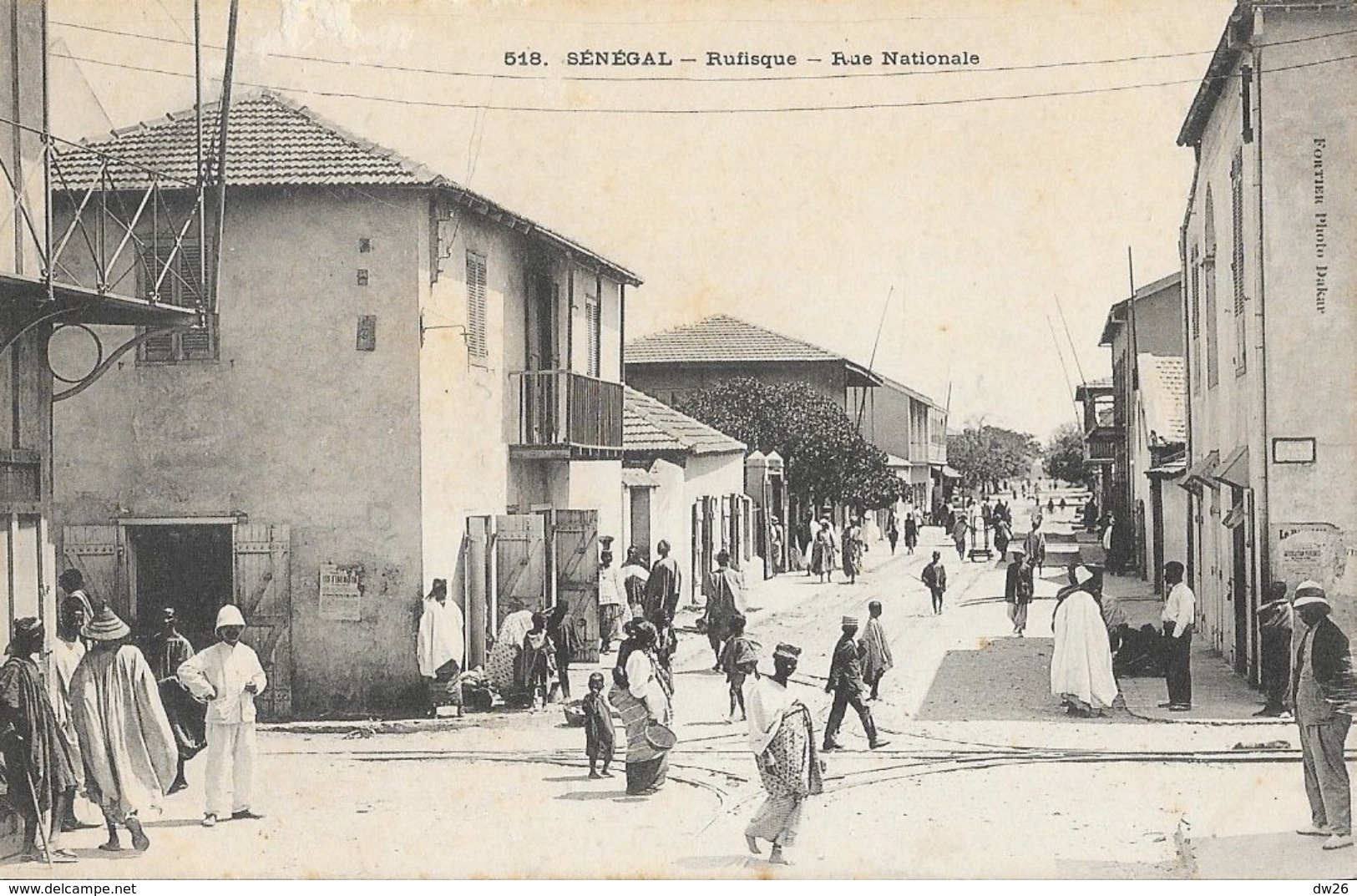 Sénégal - Rufisque, Rue Nationale - Carte N° 518 Non Circulée - Sénégal