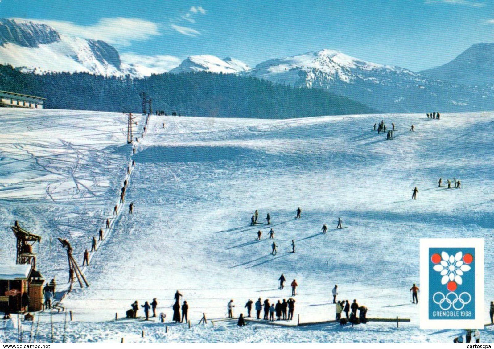 Villard De Lans Piste Des Bains Et Chaine De La Moucherolle  CPM Ou CPSM - Villard-de-Lans