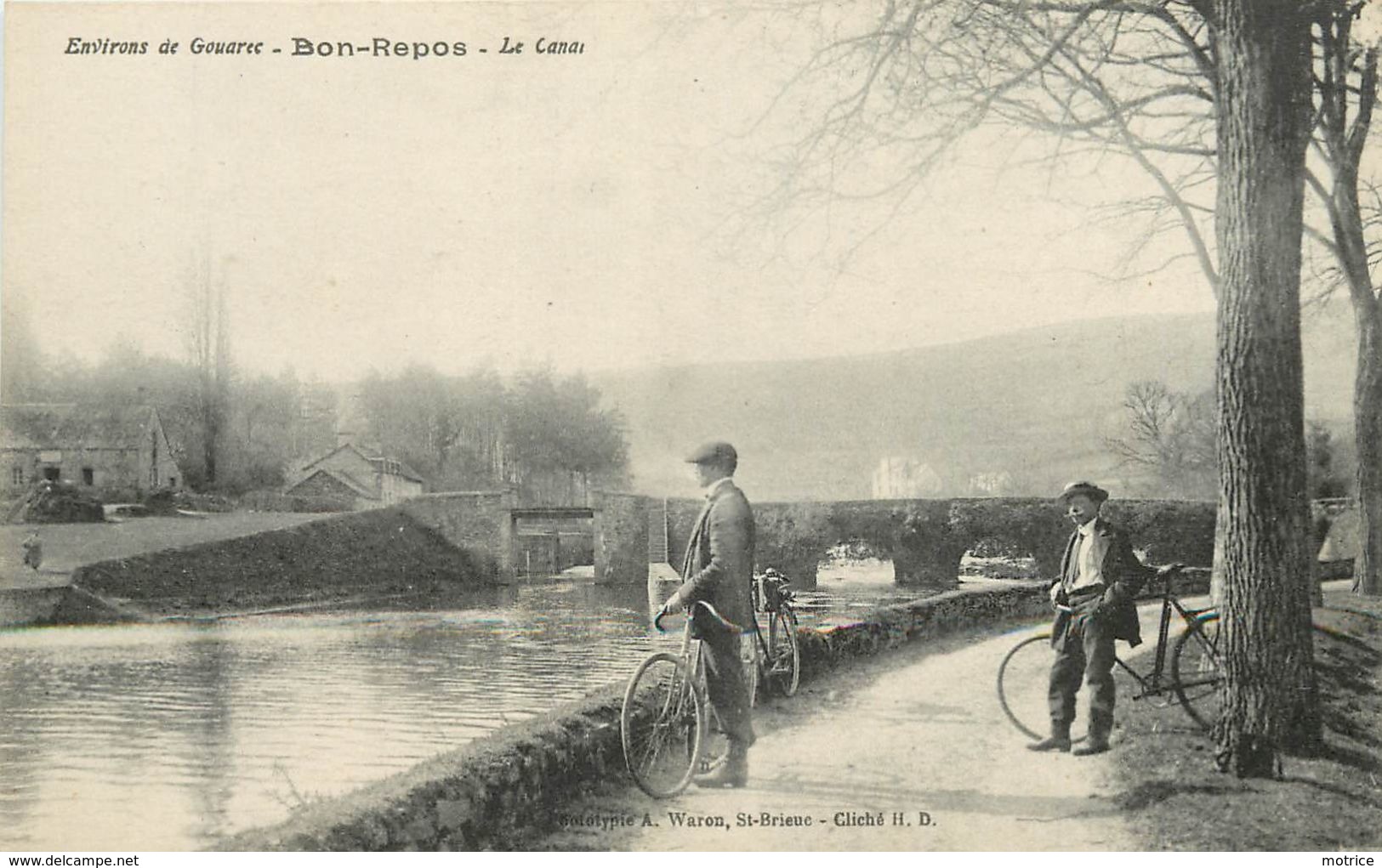 ENVIRONS DE GOUAREC - Bon Repos,le Canal. - Gouarec