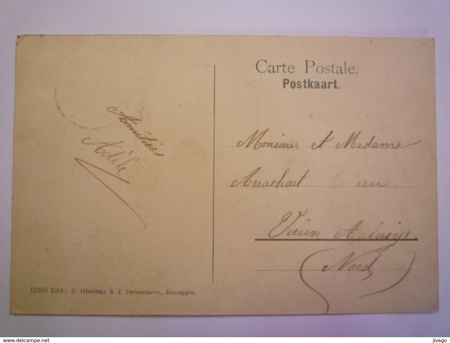 QUAREGNON  :  GROTTE De  NOTRE-DAME De LOURDES   1909    - Quaregnon