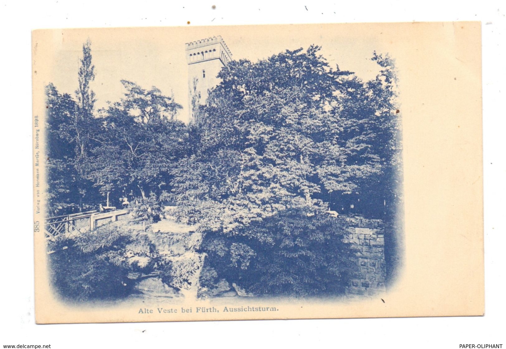 8510 FÜRTH, Alte Veste, Aussichtsturm, 1898 - Fuerth