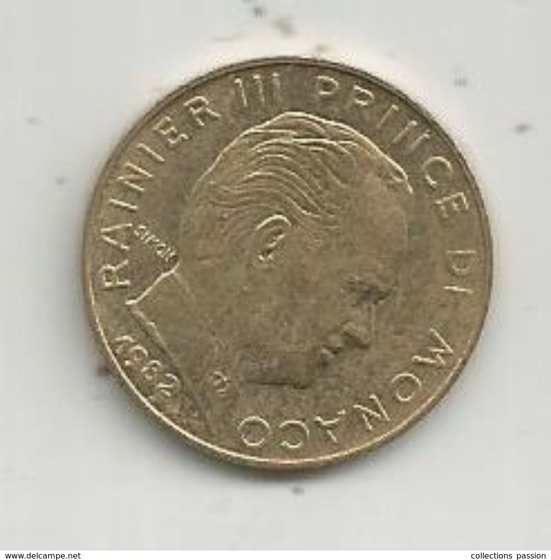 Monnaie, MONACO , 20 CENTIMES , 1982 , 2 Scans , RAINIER III - 1960-2001 New Francs