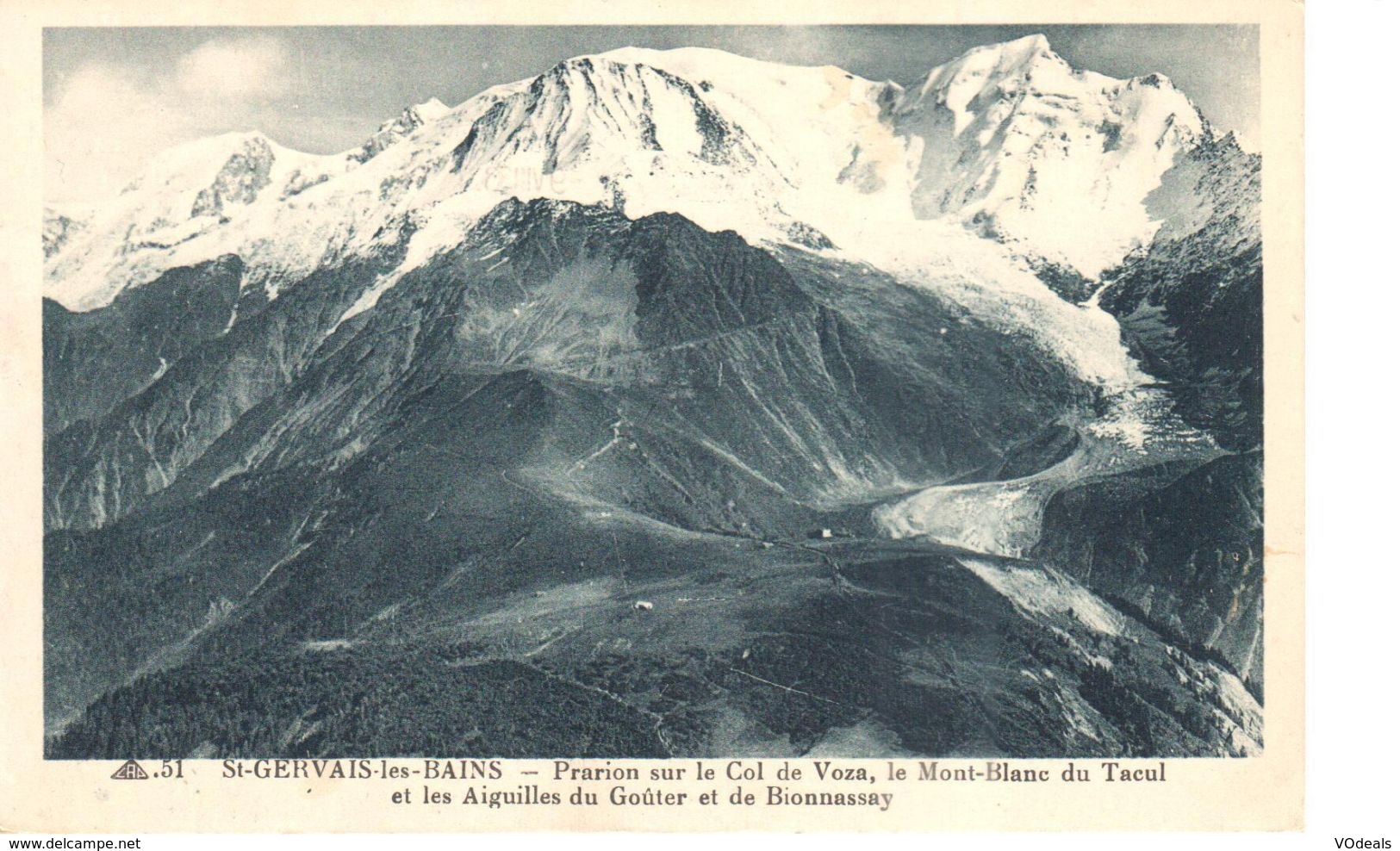 (74) - Haute Savoie - CPA - St. Gervais-les-Bains - Prarion Sur Le Col De Voza - Saint-Gervais-les-Bains